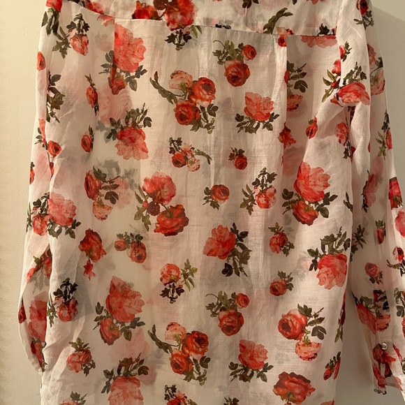 The Kooples cotton and silk floral lightweight shirt - Picture 6 of 10